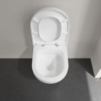 Комплект Унитаз-подвесной Villeroy&Boch Architectura 37х53х33см и сиденье с функцией QuickRelease Softclose цвет: альпийский белый 4694HR01 схема 6