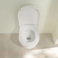 Villeroy&Boch Avento Комплект унитаз-подвесной 37x53см сиденье QuickRelease SoftClose цвет: альпийский белый 5656HR01 схема 6