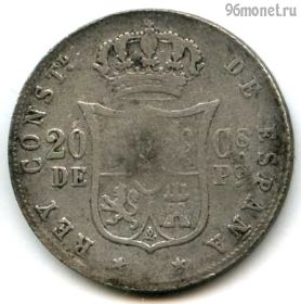 Филиппины 20 сентимо 1885