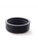 Манжета 123х110 мм, резина, черная, РосТурПласт, 11071