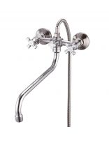 Смеситель для ванны, Solone, с кран-буксой, хром, JIK7-A102-A