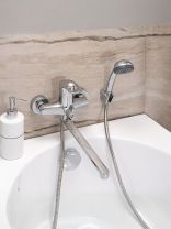 Смеситель для ванны, РМС, с картриджем, хром, SL55-006E