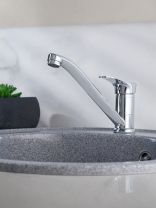 Смеситель для кухни, РМС, с картриджем, хром, SL86-004FBS-25