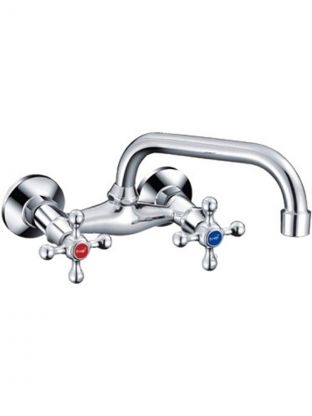 Смеситель для кухни, Frap, с кран-буксой, хром, F4708