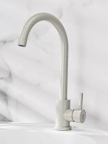 Смеситель для кухни, РМС, с картриджем, серый, SUS124GY-017F