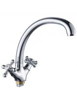 Смеситель для кухни, Эверест, с кран-буксой, хром, B42-333