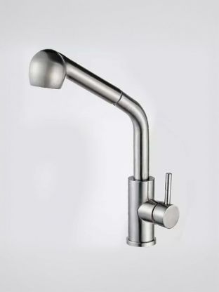 Смеситель для кухни, Potato, выдвижной излив, с картриджем, P0045S