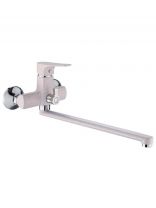 Смеситель для ванны, Potato, с картриджем, серый, P22222-17