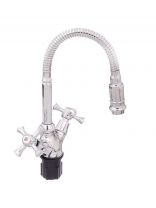 Смеситель для кухни, Эверест, гибкий излив, с кран-буксой, хром, B58-064B