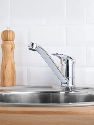 Смеситель для кухни, РМС, с картриджем, хром, SL55-004F-25