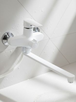 Смеситель для ванны, Solone, с картриджем, пластиковый корпус, PLA-7201