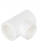 Тройник переходной полипропилен, 25х20х25 мм, белый, Valfex