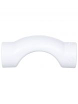 Обводное колено с муфтой полипропилен, d20 мм, белое, Valfex