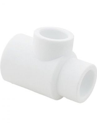 Тройник переходной полипропилен, 63х50х63 мм, белый, РосТурПласт