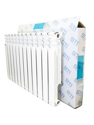 Радиатор алюминий, 500х100 мм, STI, 12 секций