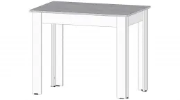 Стол Кай (ш900*г600*в740мм) Белый /Цемент светлый
