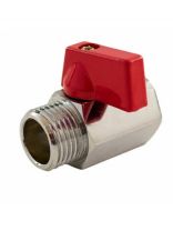 Кран для бытовых приборов, 3/4", г-ш, латунь, прямой, STI