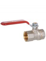 Кран для воды, 1", г-г, ручка, PN25, РосТурПласт