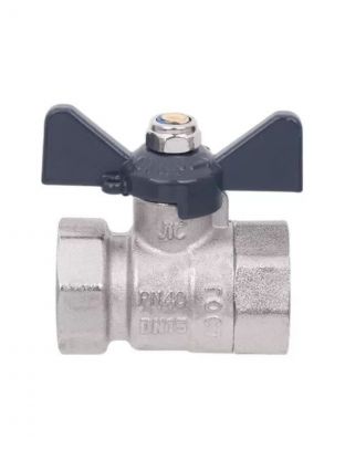 Кран для воды, 1", г-г, ручка-бабочка, AquaLink