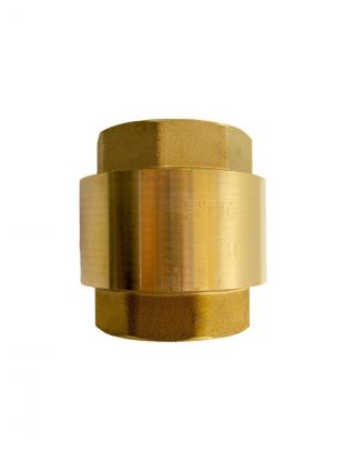 Клапан обратный 2", латунь, DN 50, пружинный, STI