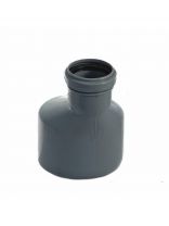 Редукция канализационная эксцентрическая, 110х50 мм, РосТурПласт, полипропилен, 36592