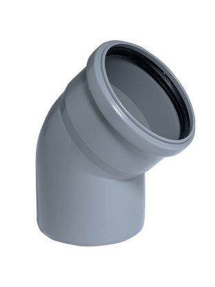 Уголок канализационный 110 мм, 67 °, Мультимирпласт, внутренний, полипропилен