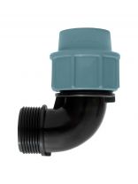 ПНД уголок d20х3/4", наружная резьба, ITAL