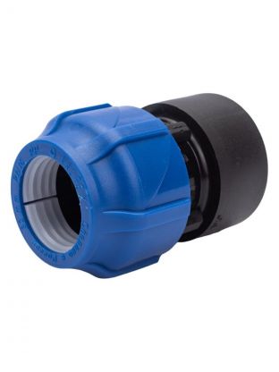 ПНД муфта d32х1 1/4", внутренняя резьба, соединительная, Valfex