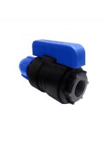 ПНД кран d32х3/4", внутренняя резьба, шаровой, цанга, Valfex