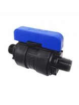 ПНД кран 1"-3/4", наружный/наружный, шаровой, Valfex, 1210226100034