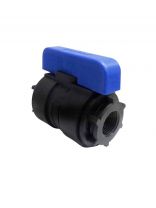 ПНД кран 1-1 1/4", внутренняя/внутренняя, шаровой, Valfex