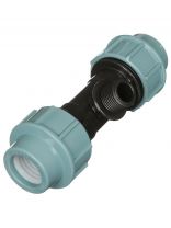 ПНД тройник d50х2", наружная резьба, STR