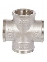 Крестовина 3/4", никель, РосТурПласт