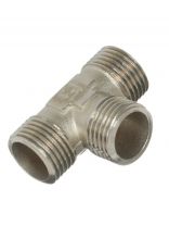 Тройник 3/4", ш-ш-ш, никель, STI