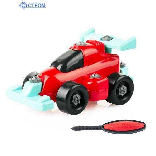 Конструктор "Суперкар Макс" (25 дет., отвертка) 20,5 см (в сетке)