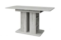 Стол раздвижной ГРАНД (ш1100/1400*г700*в754мм), ЛДСП Дуб серый