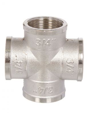 Крестовина 3/4", никель, STI