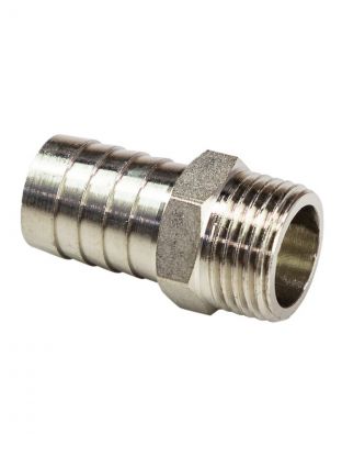 Штуцер d18х1/2'', никель, наружная резьба, STI