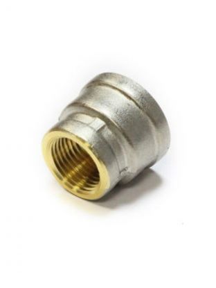 Муфта 3/4"х1", латунь, Frap