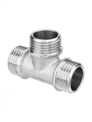 Тройник 1/2", ш-ш-ш, латунь, AquaLink