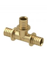 Тройник диаметр 16 мм, латунь, РосТурПласт