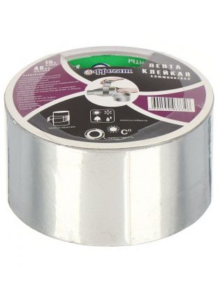 Скотч 48 мм, металлик, основа алюминиевая, 10 м, Фрегат, АЛ481040В