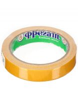 Клейкая лента 19 мм, двухсторонняя, основа тканевая, 10 м, Фрегат, ТК1910С