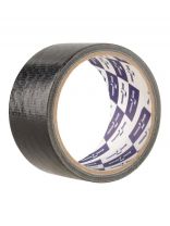 Скотч армированный 50 мм, черный, 25 м, Klebebander