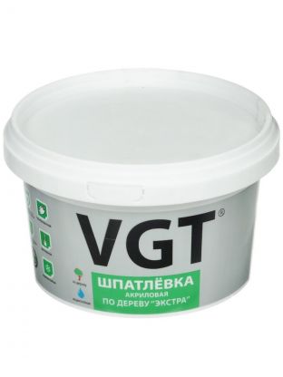 Шпатлевка VGT, Экстра, акриловая, по дереву, дуб, 1 кг