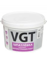 Шпатлевка VGT, акриловая, для внутренних работ, 18 кг