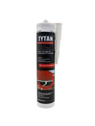 Герметик силиконовый, кровельный, Tytan, 16615, 310 мл, черный, нейтральный