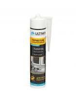 Герметик силиконовый, универсальный, Ultima, H0801 65255, 280 мл, белый