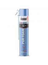 Пена монтажная KUDO, Home 30+, бытовая, 1 л, всесезонная, KUPH10U30+