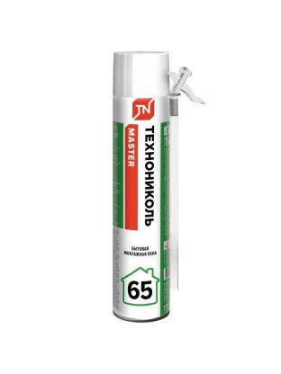 Пена монтажная Технониколь, Master, бытовая, 65 л, 800 мл, всесезонная, 625506